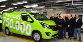 Opel отметили выпуск 750 000 моделей фургона Vivaro